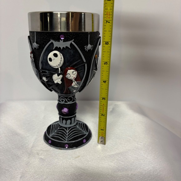 Nightmare Before Christmas Chalice Disney Enesco Jack Sally Zero Cup - Picture 7 of 8